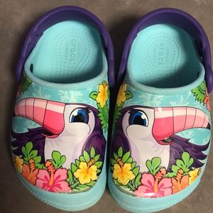 Crocs light up toddler sz 8